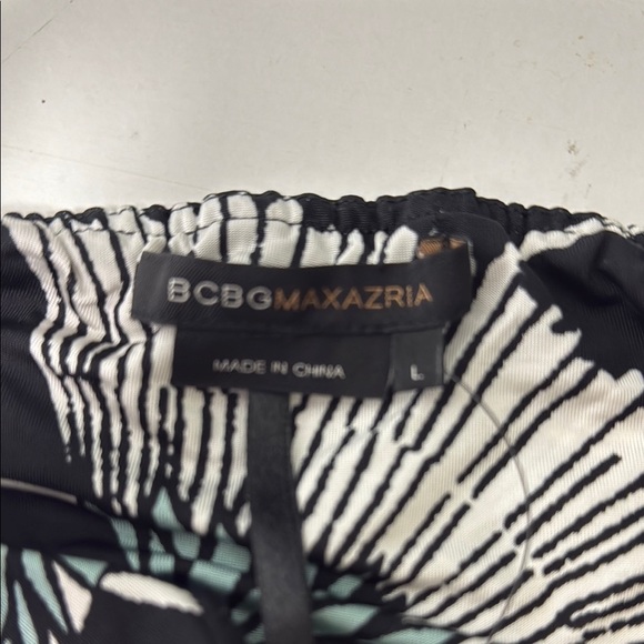 BCBGMaxAzria Elegant Black and White Maxi Dress Size L - Picture 11 of 11